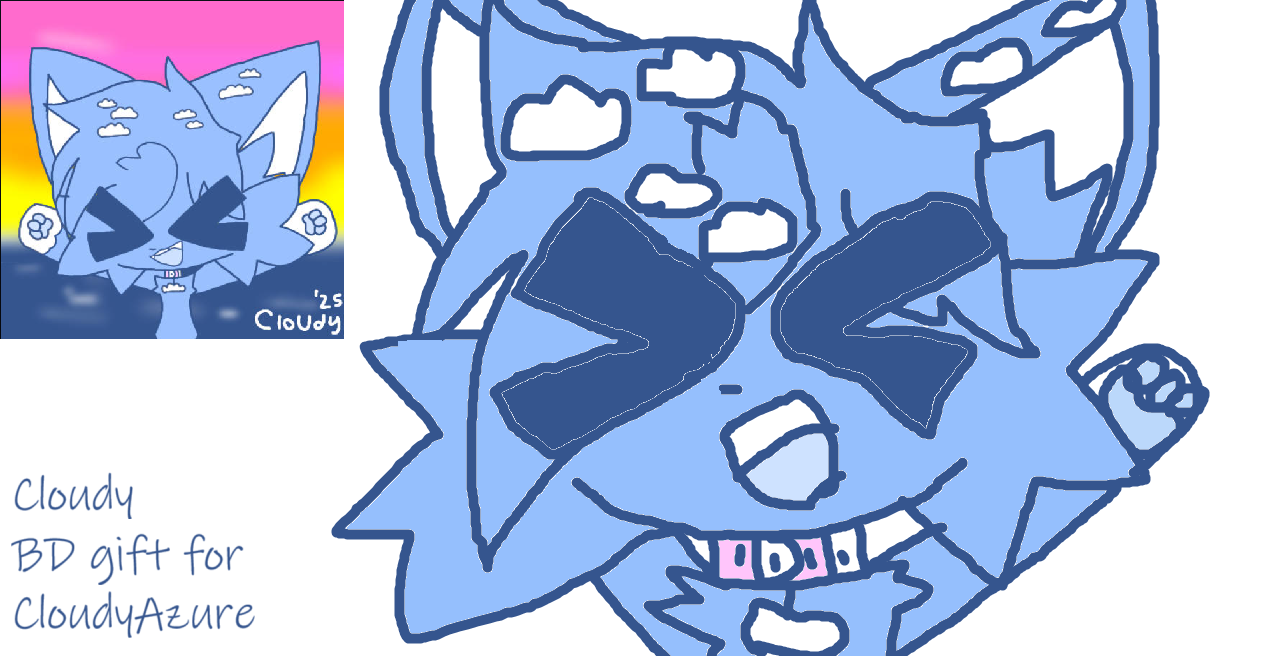 Cloudy Drawn by my friend Alice109893!!