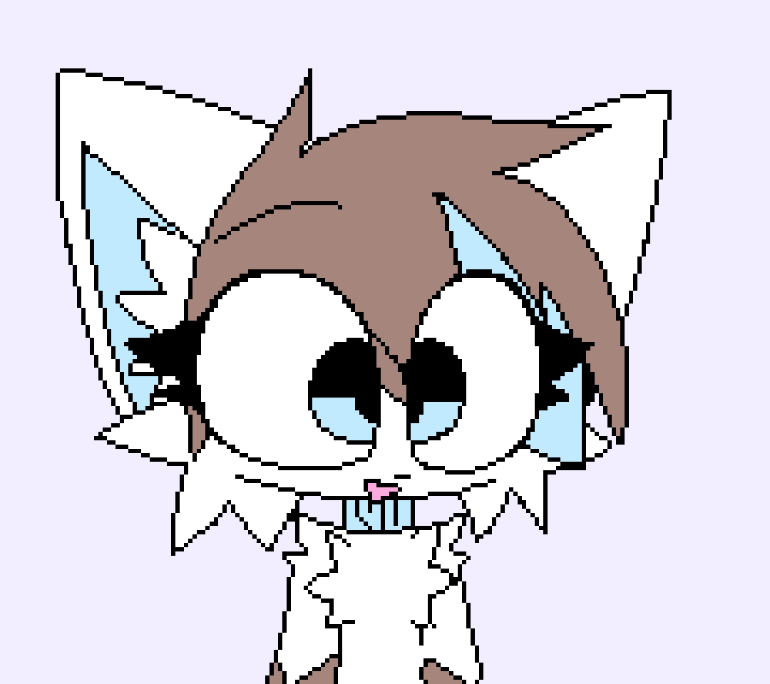 Pixel art of Catty (Catty and Rosie)