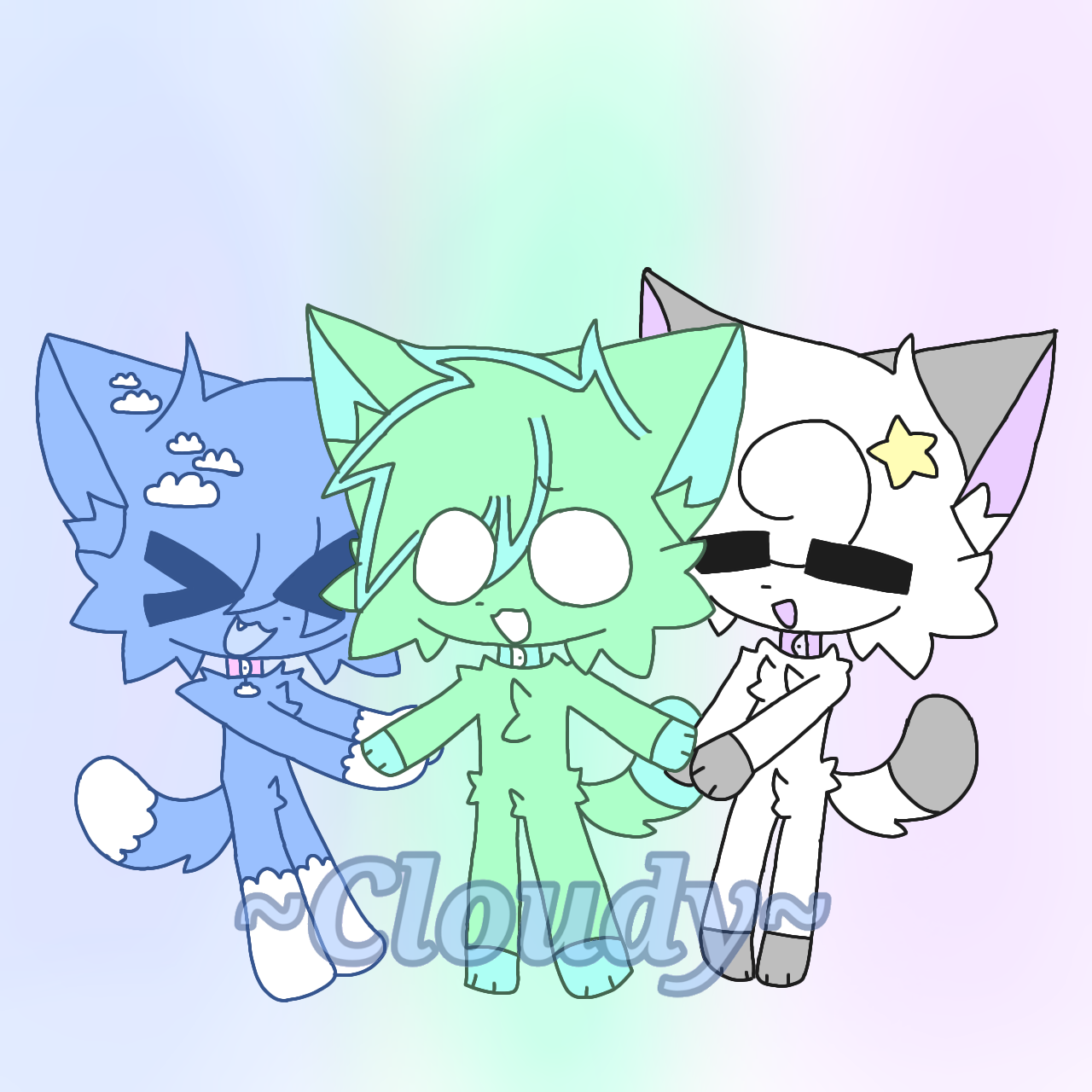 Cloudy, Mint and Cotton!!