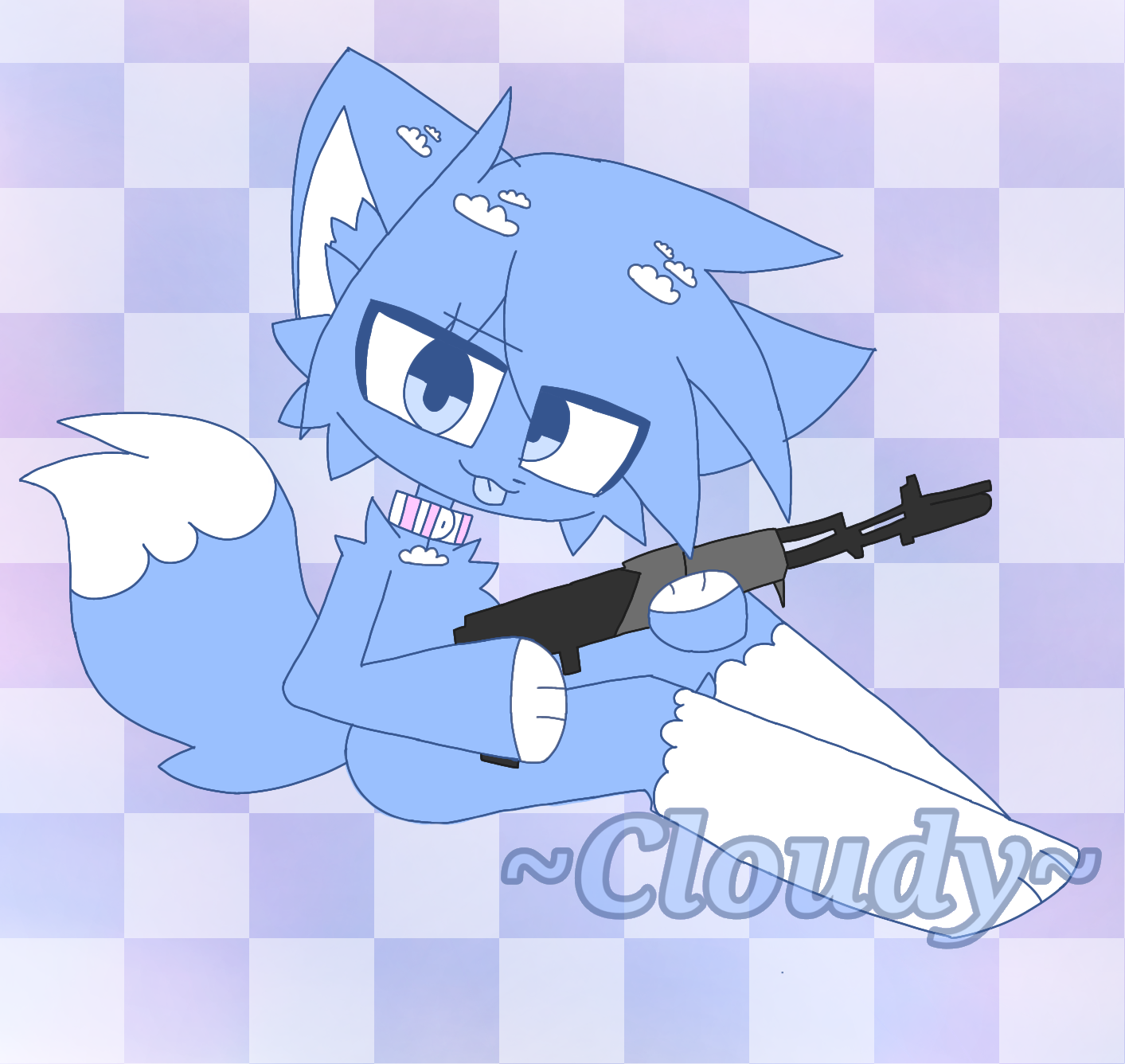 Cool Cloudy with a gun!!