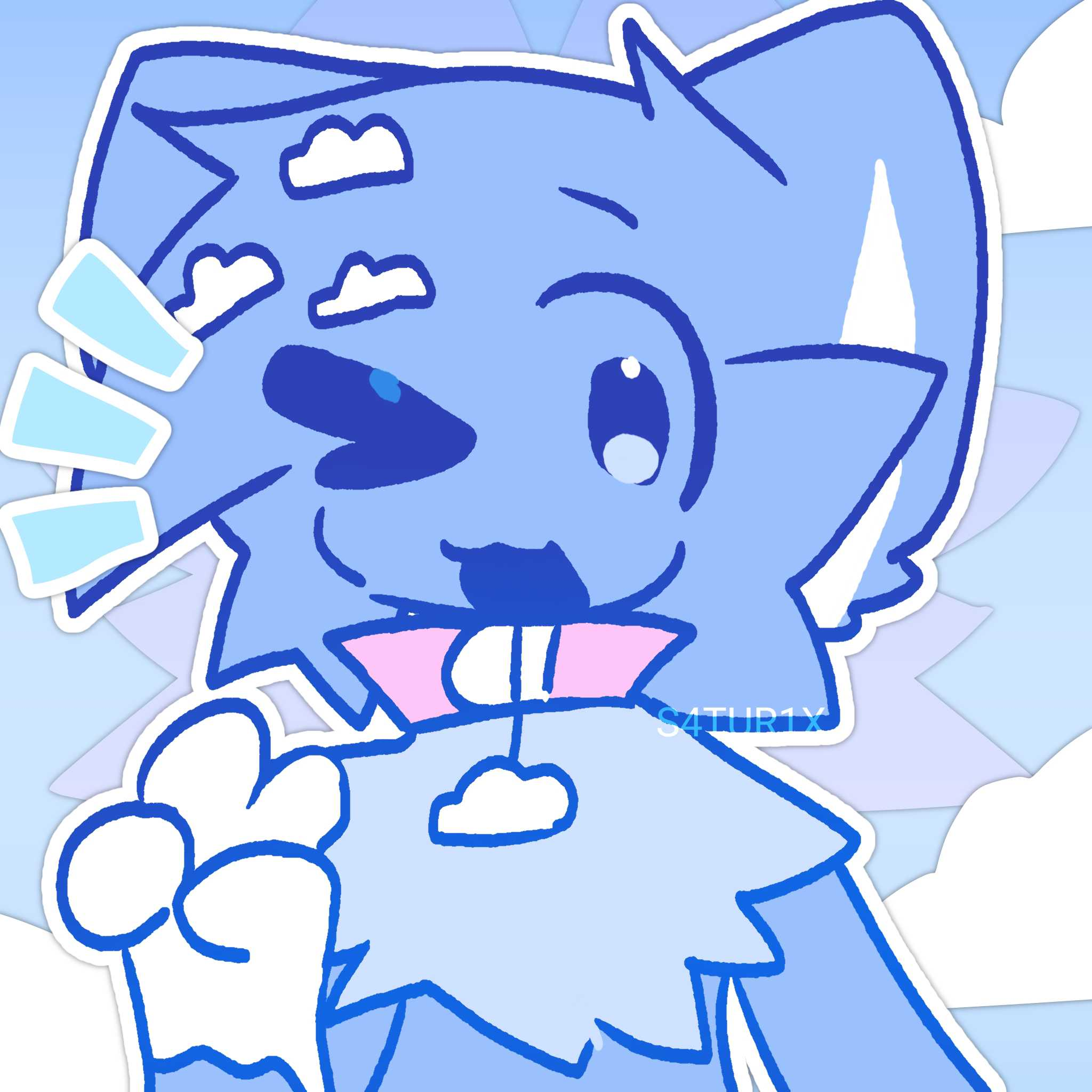 Cloudy drawn by Saturix!