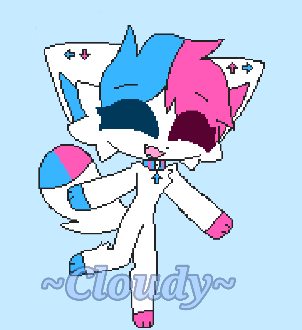 Nova in her pixel form