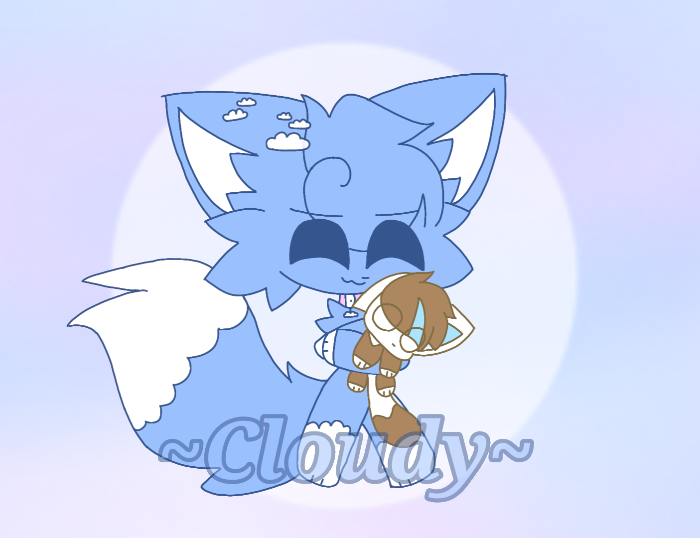 Me hugging a Catty plush!!!