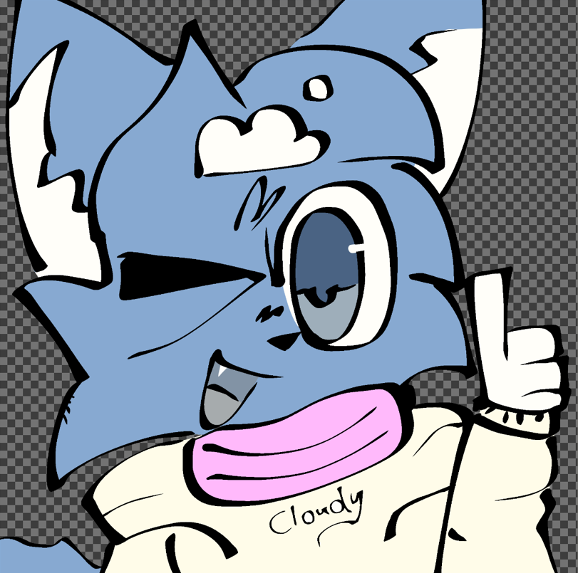 Cloudy Drawn by Underwhite!!