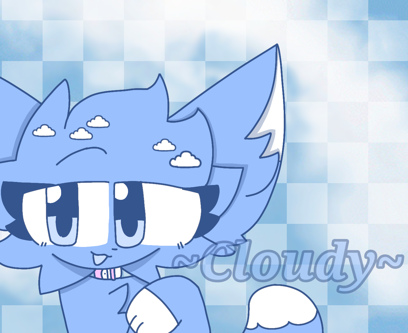 Cloudy in MoonKittyYT (Misty)'s style!