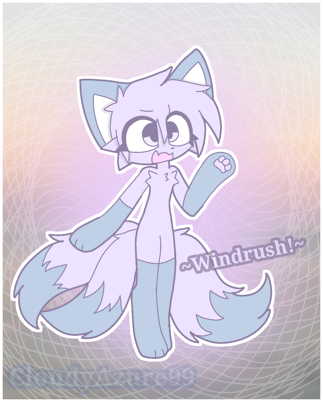 Cute Windrush art!! - I LOVE the line thickness on this